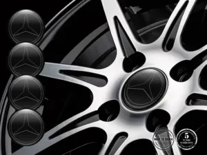 Mercedes Silikonaufkleber Logo Hochwertige Radembleme